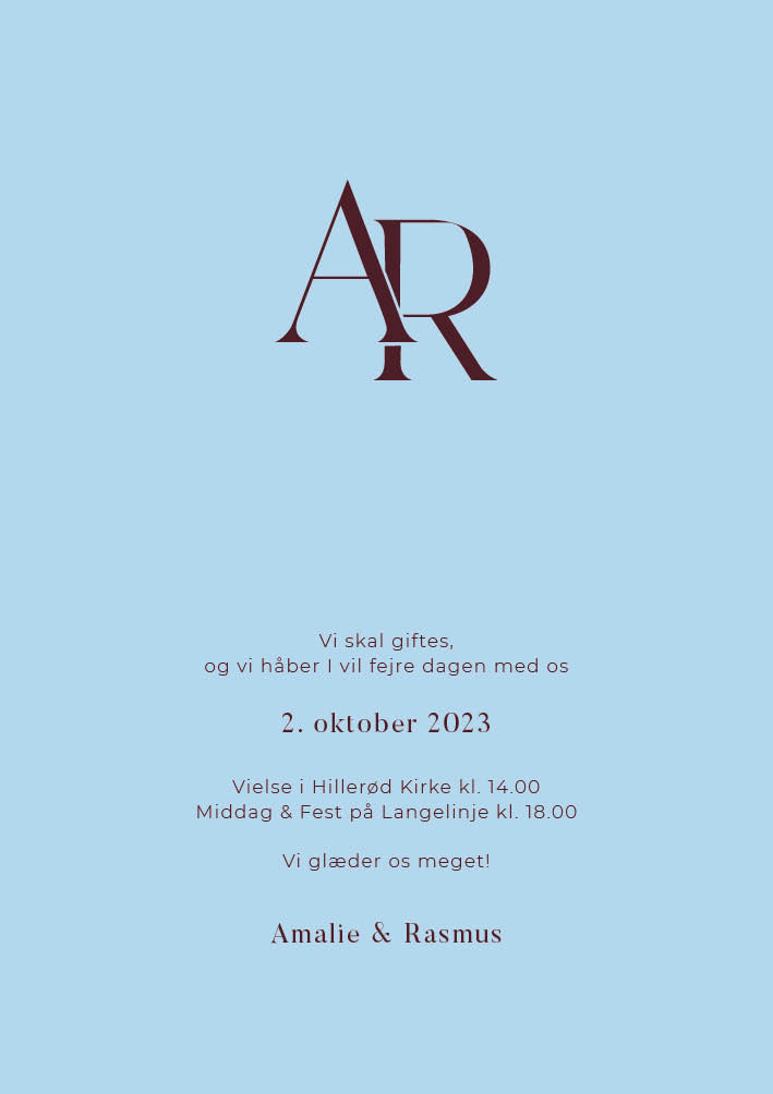 
                Dette kort skal du bruge en grafiker for at færdiggøre - kontakt os via mail info@inksaloon.com for muligheden for at få designet jeres eget personlige monogram.                